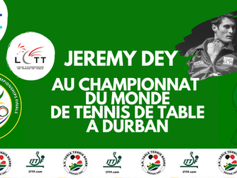 Jeremy Dey au Championnat du Monde à Durban
