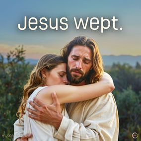Jesus wept. John 11:35 NIV