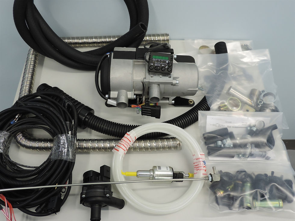 Miniature : Pre-Start AUTOTERM 5D Heating Kit , Water, 4kw, 12v, Diesel, Controler PU-27