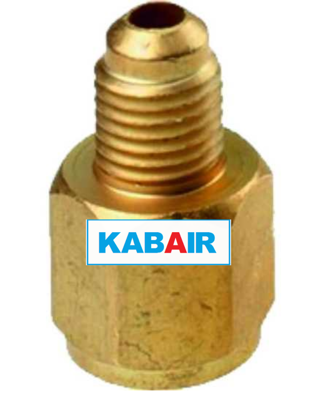 R1234yf to R12 Adapter 1/2'' Female ACME LH to 1/4'' Male