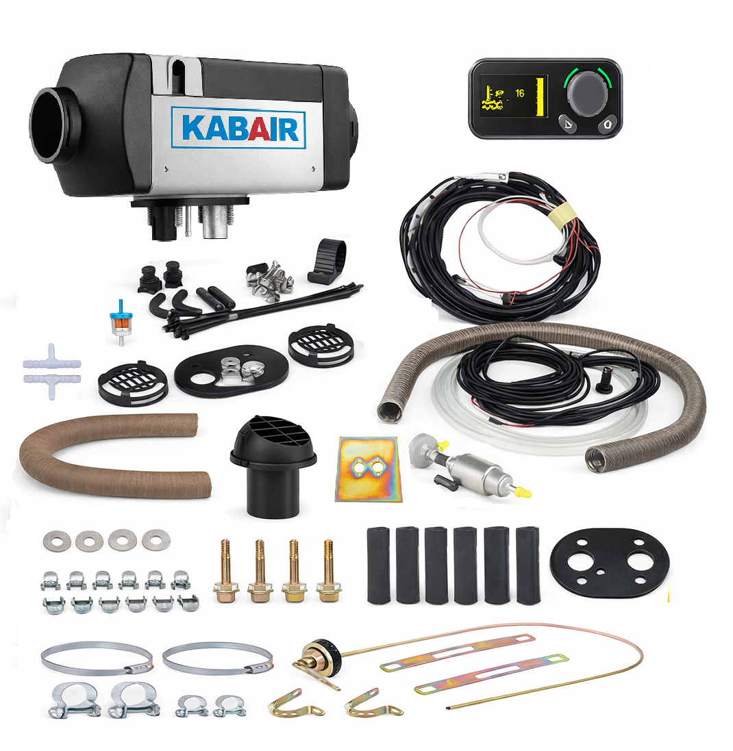 KABAIR KH20 Diesel Air Heater Kit, 2 kW, 12V