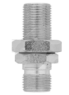 #12 Steel Male Insert O-Ring to Bulkhead Fitting