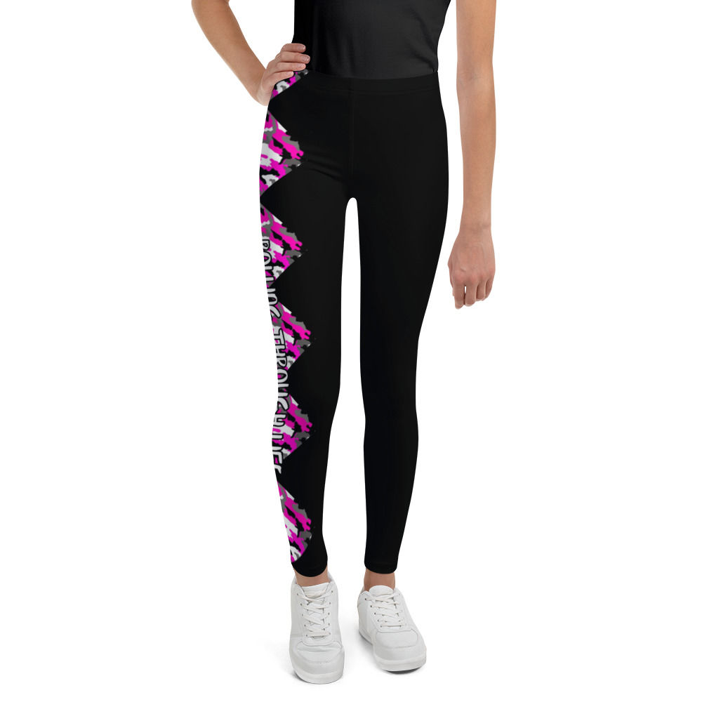 Youth Pink Camo Leggings