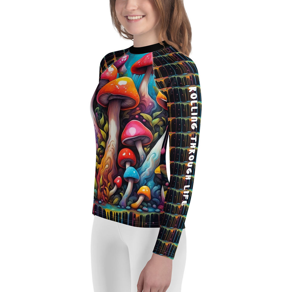 Thumbnail: Youth Mushroom Rash Guard