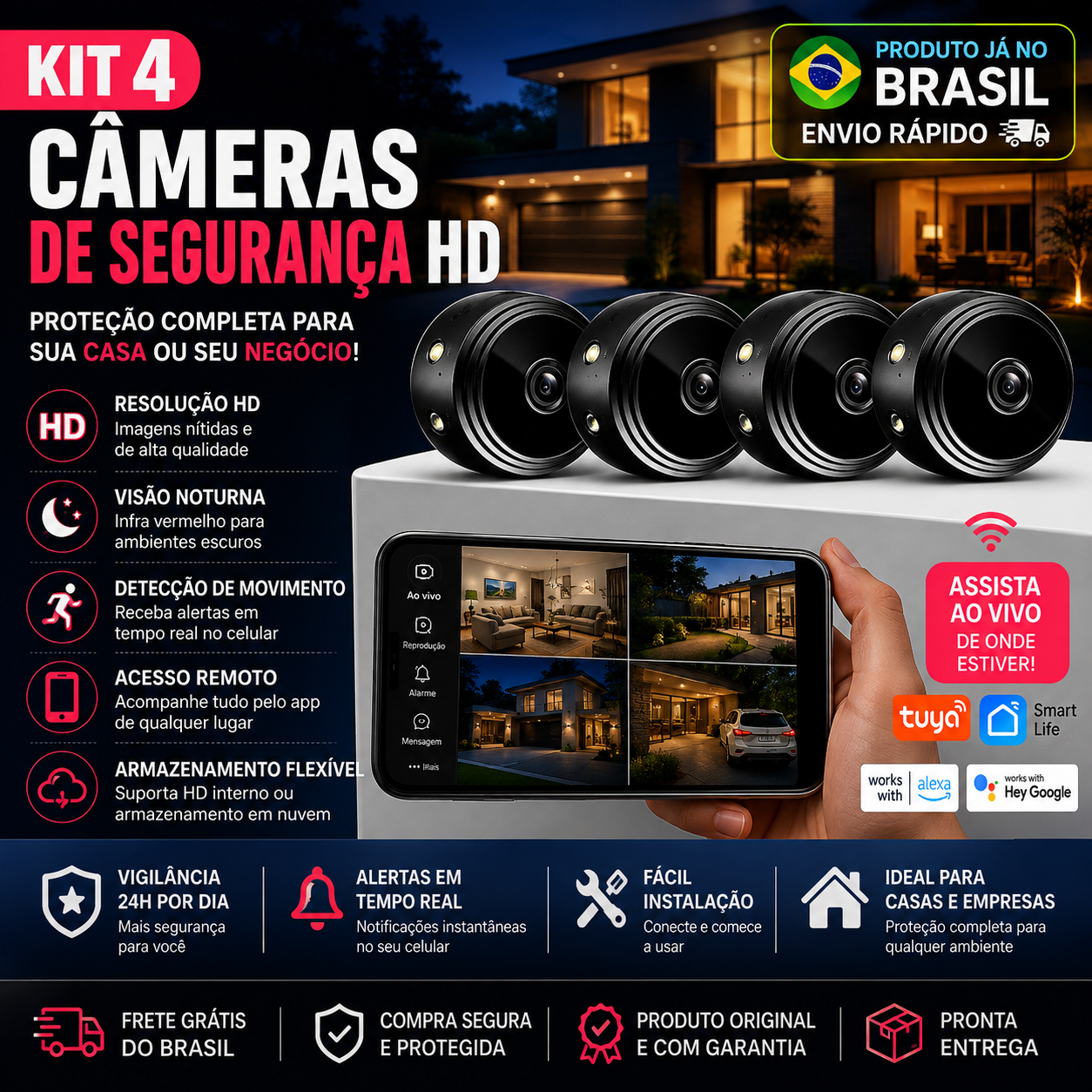 Cameras de Segurança wifi