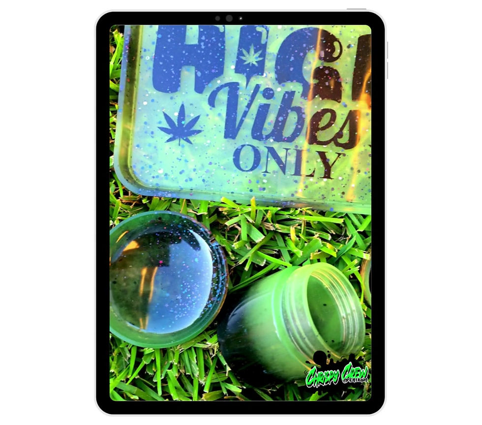 Thumbnail: Custom Resin Rolling Tray Set