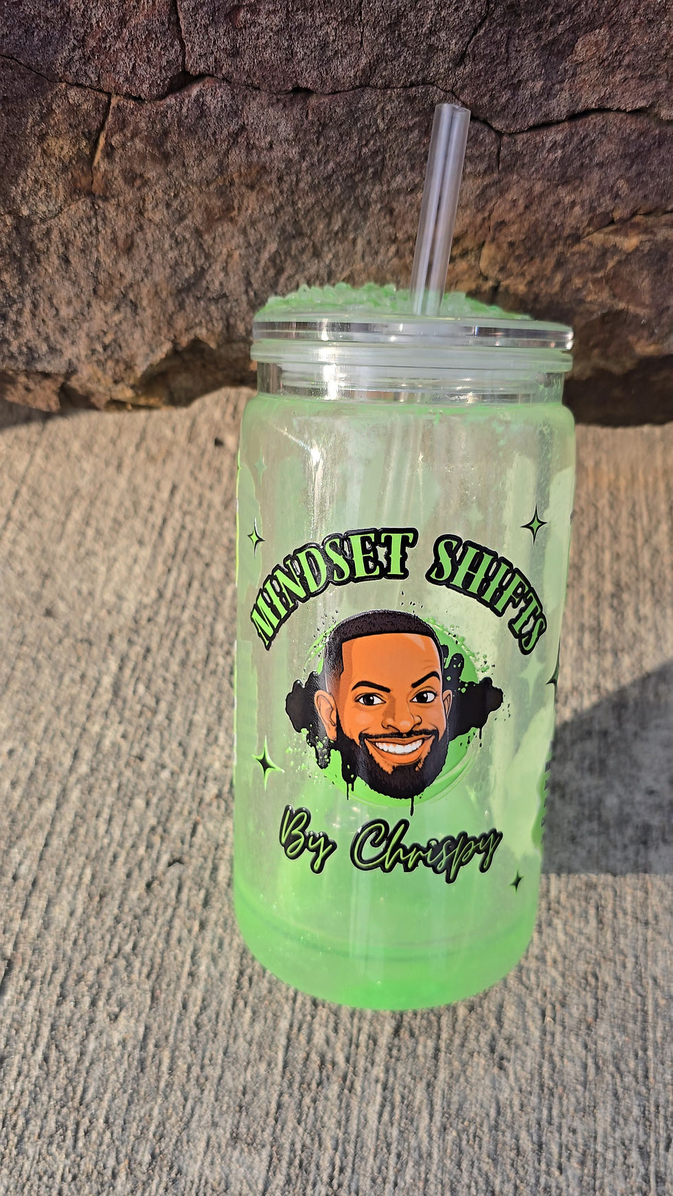 Thumbnail: Green Mindset Shifts Snowglobe Tumbler