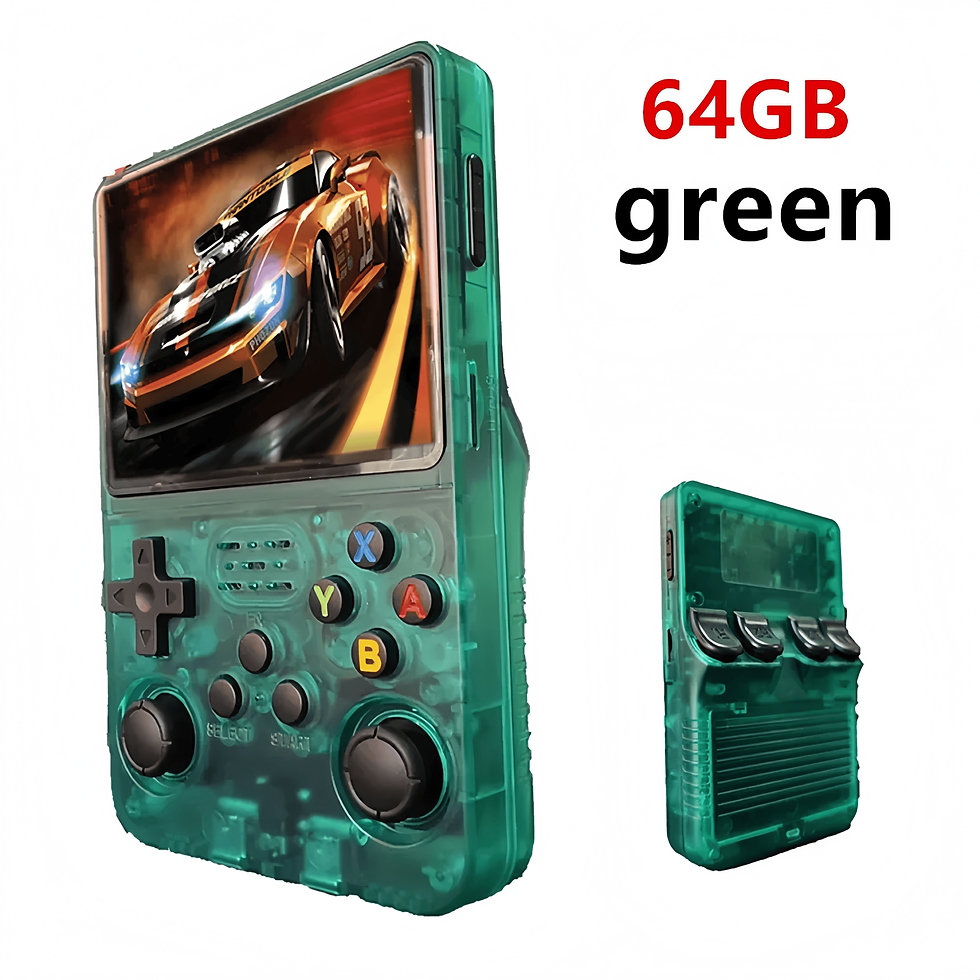 Thumbnail: Retro R36S Handheld Video Game Console 3.5 Inch IPS Screen 128GB Preloaded Games