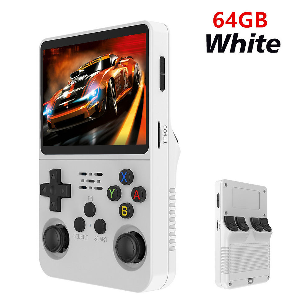 Thumbnail: Retro R36S Handheld Video Game Console 3.5 Inch IPS Screen 128GB Preloaded Games