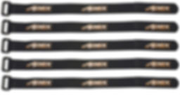 Apex RC Products 5 Pack 20mm x 300mm Lipo Battery and Electronics Straps 3051