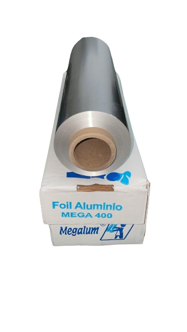 Miniatura: PAPEL ALUMINIO DE 30 CMS DE ANCHO, 3 KG, 400 MEGA,  MEGALUM