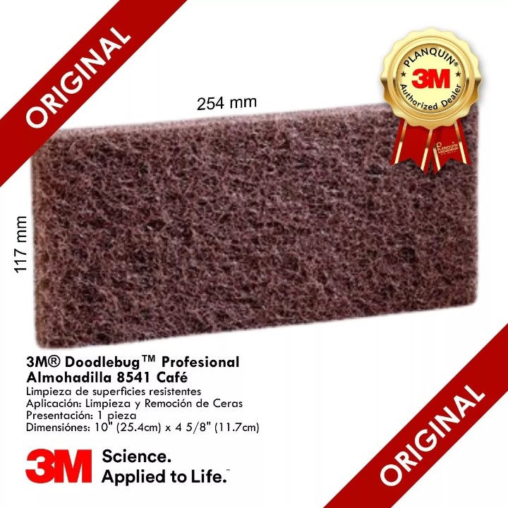 FIBRA O ALMOHADILLA DOODLEBUG 8541, CAFE, 11 X 25 CMS, 3M | PIEZA