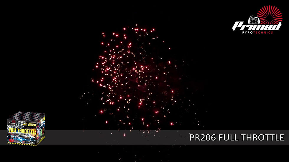 Thumbnail: Primed Pyrotechnics- FULL THROTTLE 49 Shot Barrage Cake