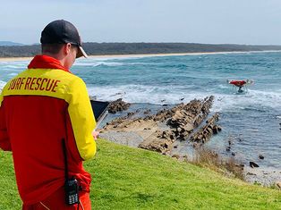 Shark surveillance drone are now operation year-round
