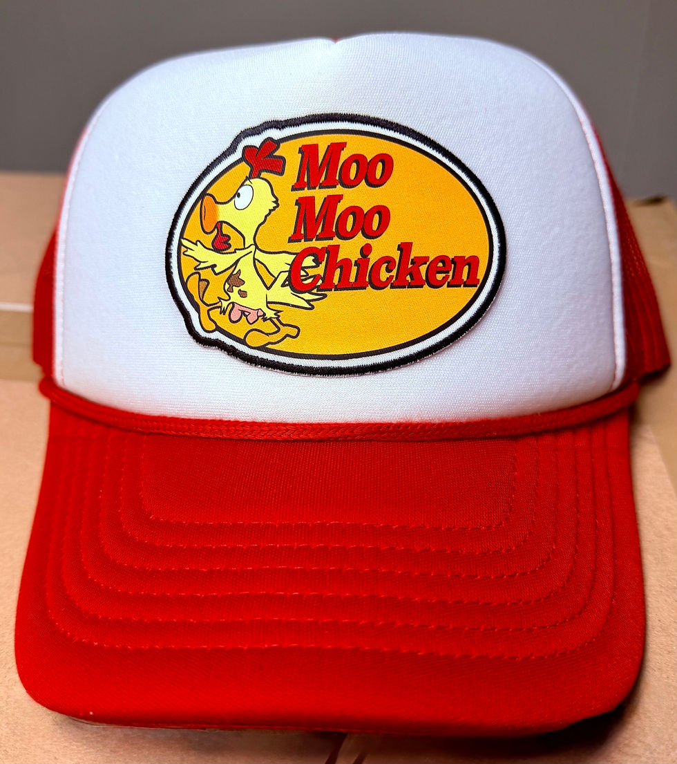 Thumbnail: Moo Moo Chicken Trucker Hat