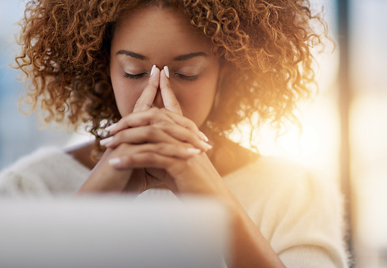 Femme stressé