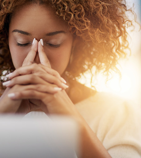 Femme stressé