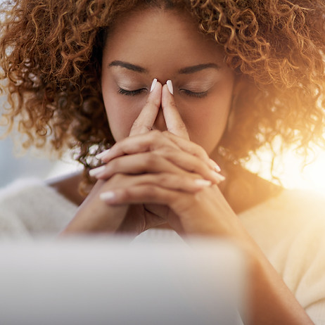 Femme stressé