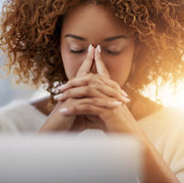 Femme stressé