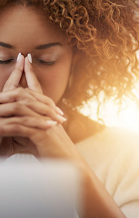 Stressed and anxious person wants therapy