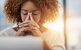 Femme stressé