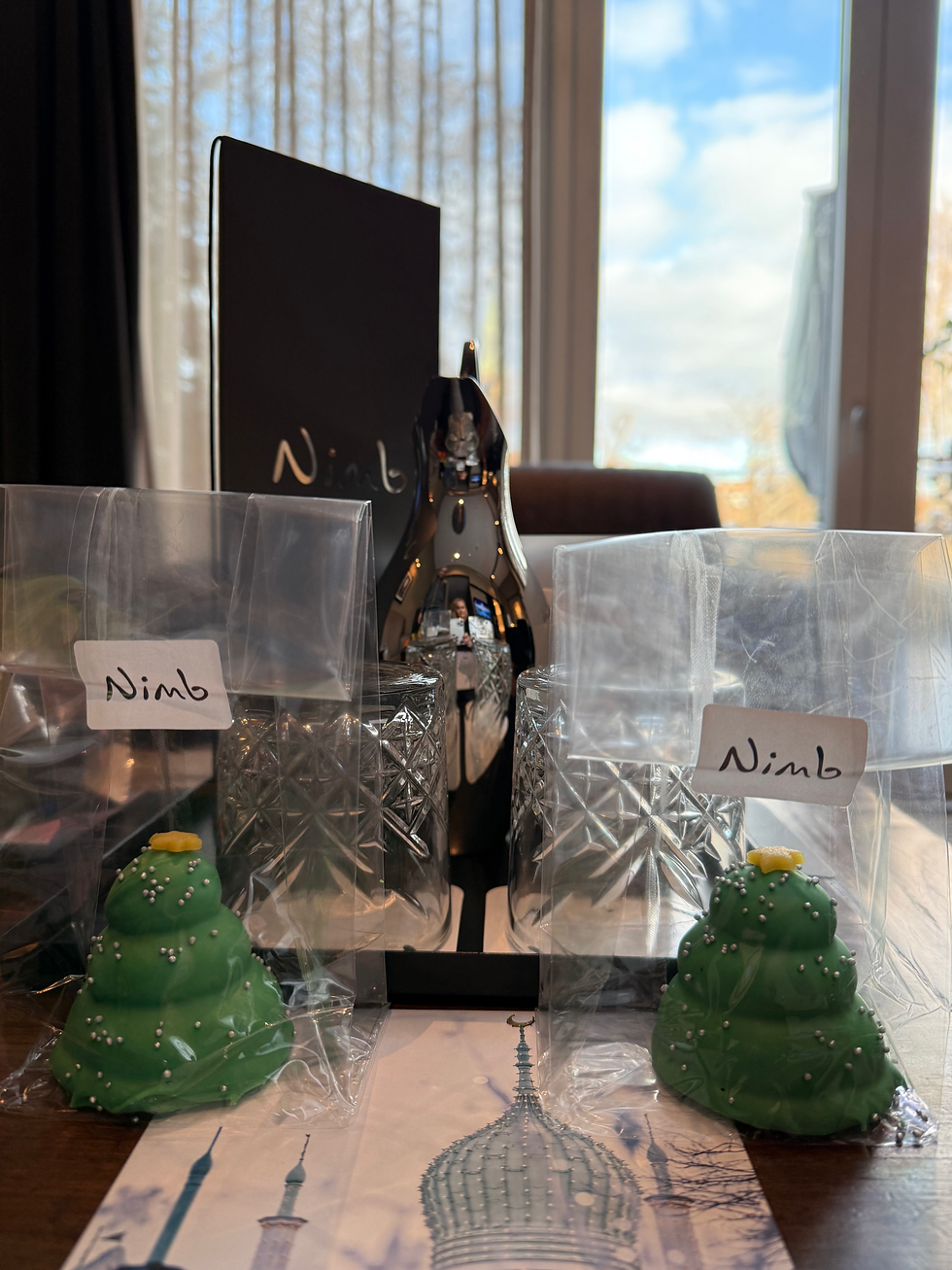 Some festive treats from the hotel manager