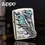 Thumbnail: Japan Armor Silver Plated Shell Angel Wing PAW-120SSV Zippo Lighter