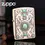 Thumbnail: Japan Armor Indian Elf Blue Turquoise ZBT-5-8 Zippo Lighter