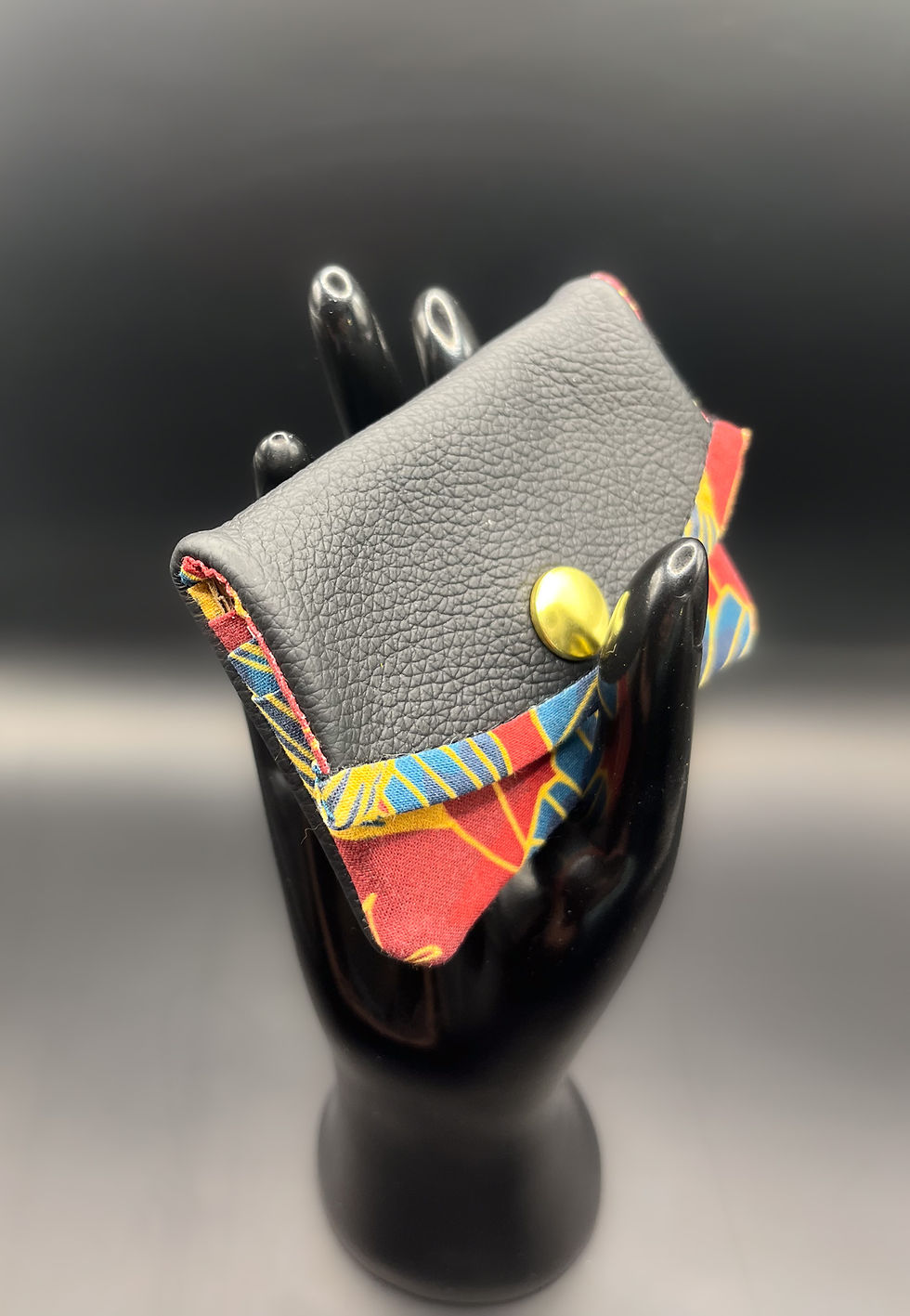 Thumbnail: Gingko Leaves in Black Wallet