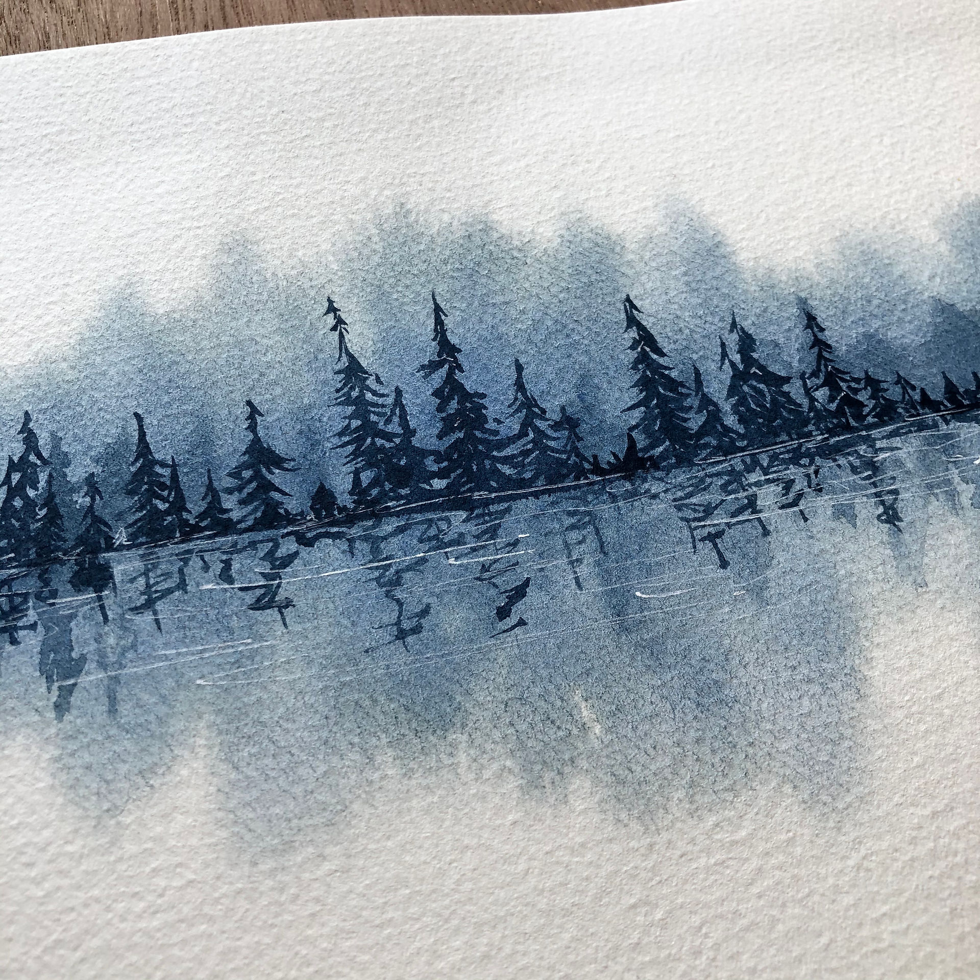 Indigo Watercolor