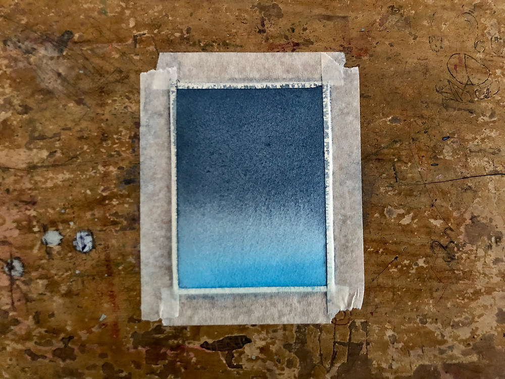 Backfround after its completely dry