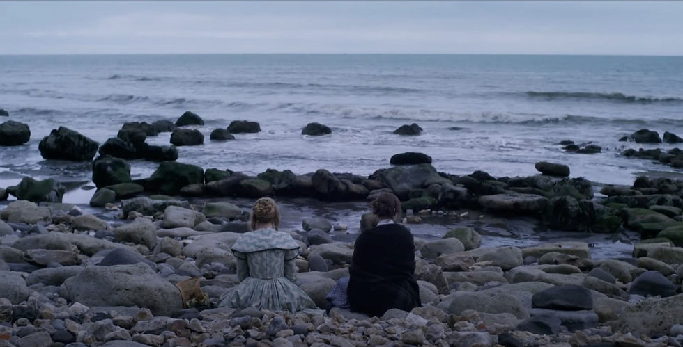 Saoirce Ronan and Kate Winslet in Ammonite (2020)