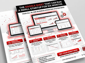 The Google Sheet That Can Run a Small Startup for Six Months