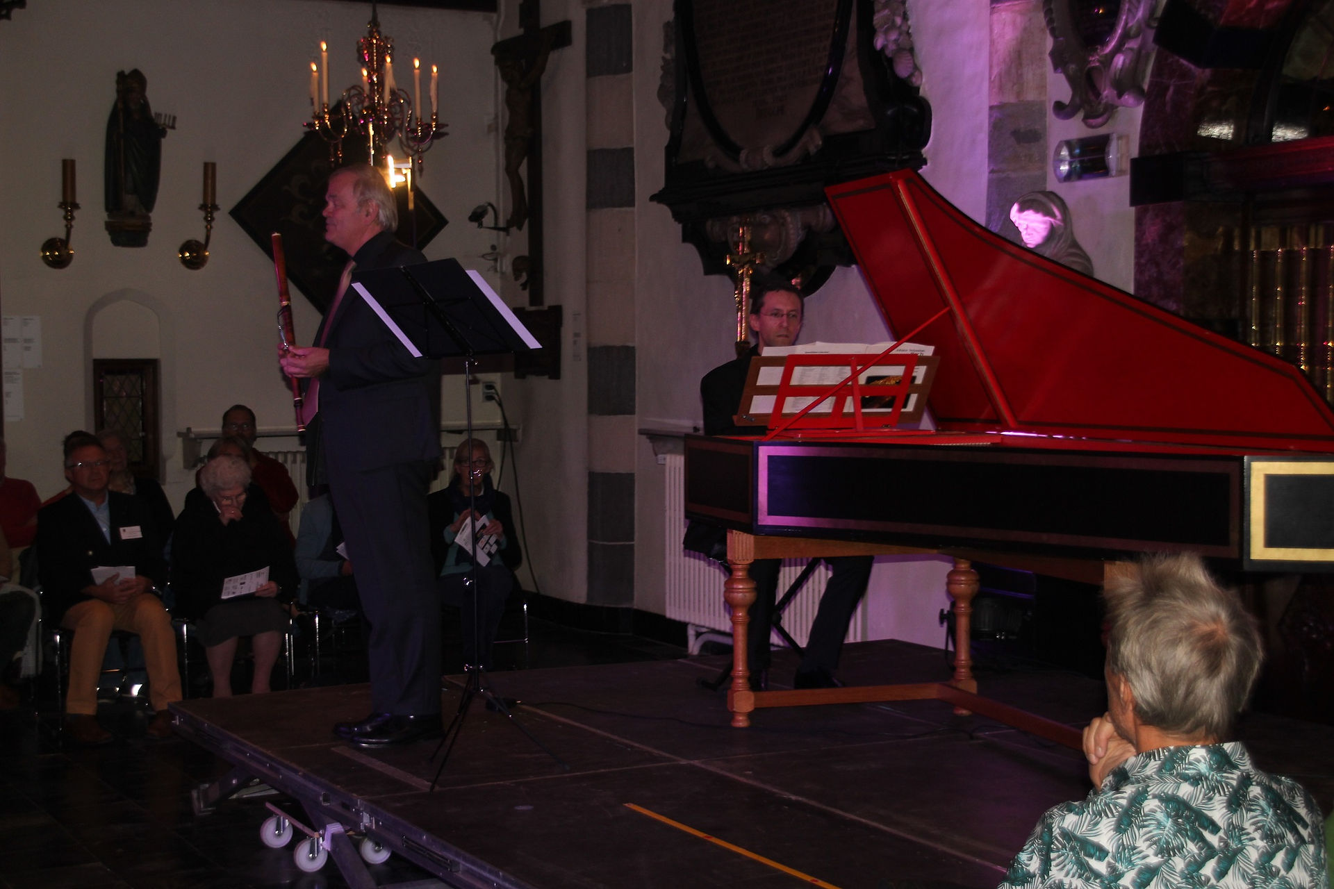 Volop genieten van het prachtige concert!