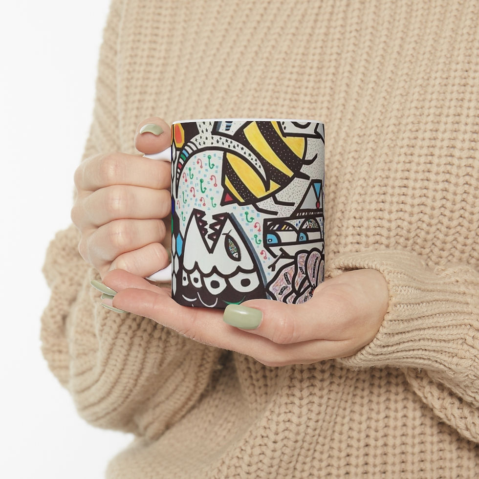 Thumbnail: Sea Honey by Alex Nassar - Ceramic Mug 11oz