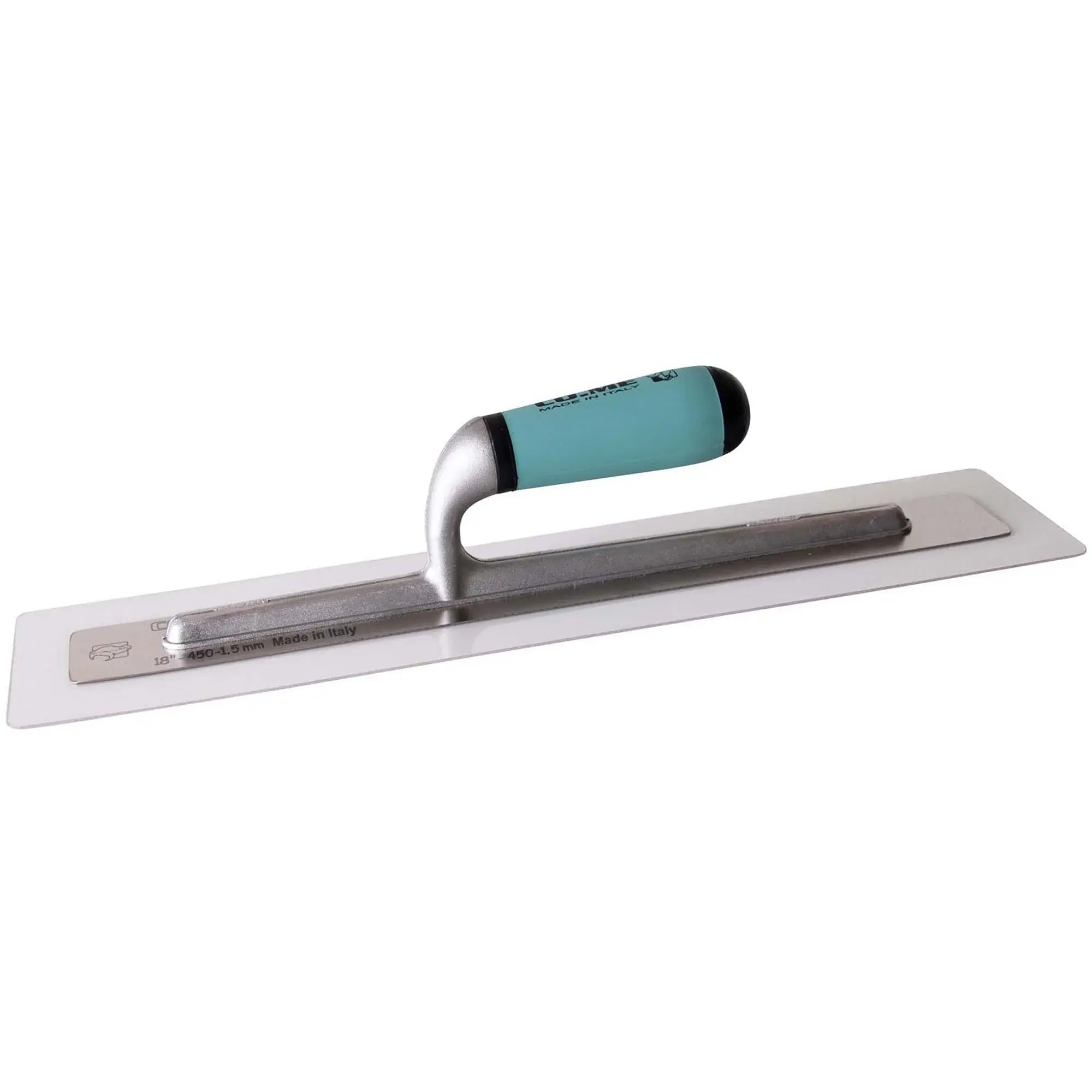 Microcement finishing trowel polycarbonate blade 1,0 mm, 280X110 (11") mm, alumi