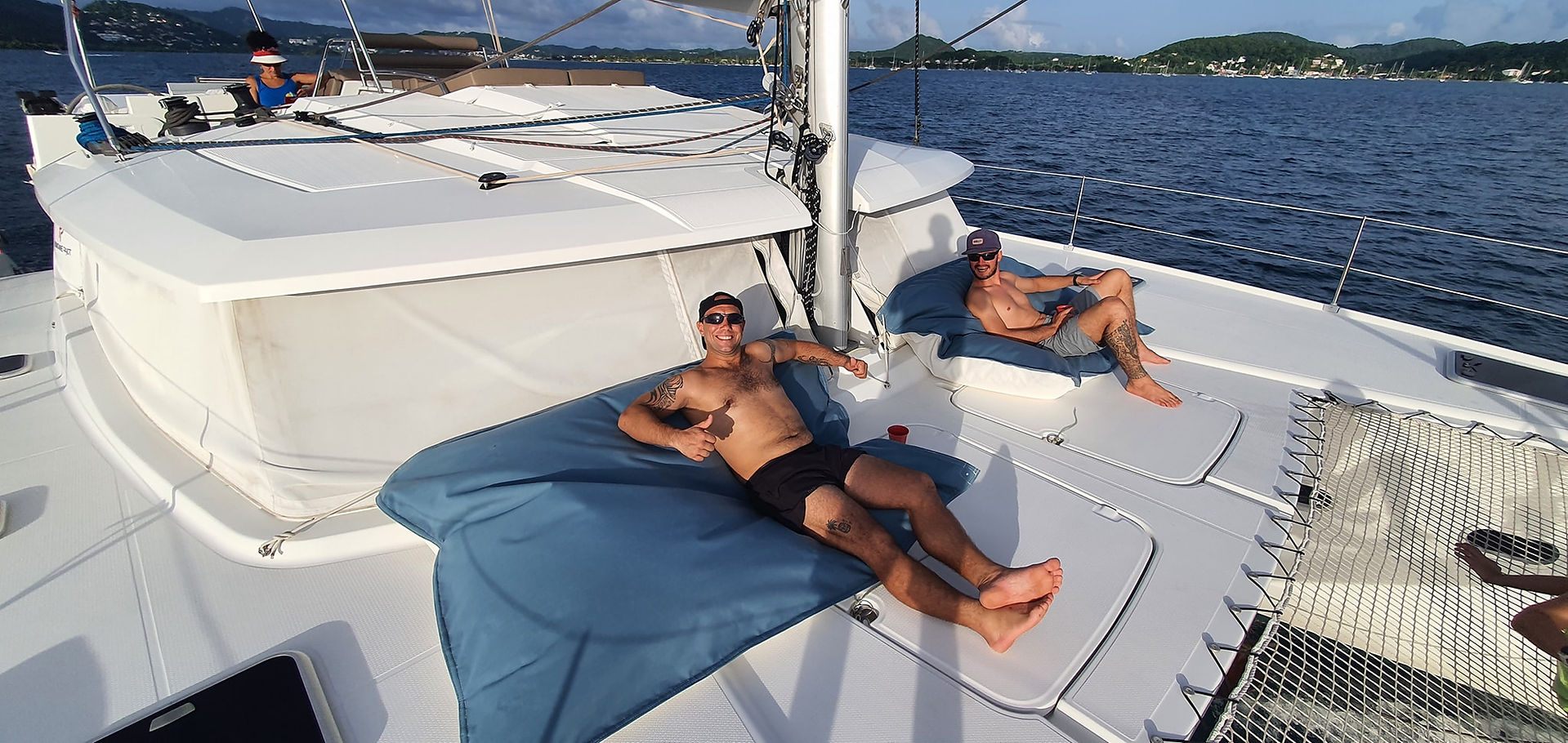 passagers détendus en croisière  les fat boys