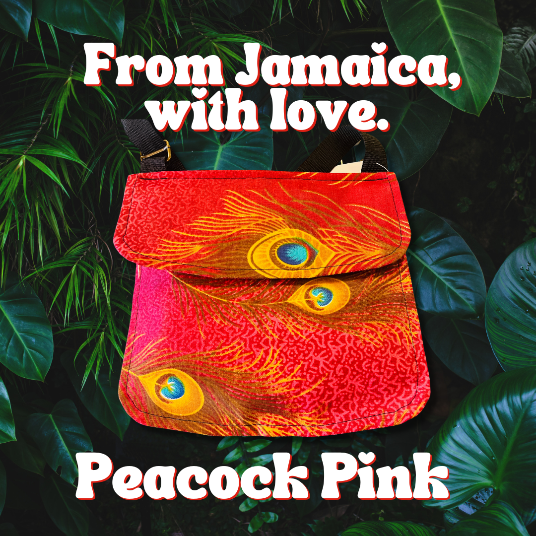 Peacock Pink Crossbody Bag