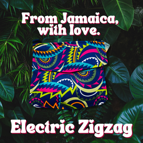 Electric Zigzag Crossbody | papyrus-and-charms