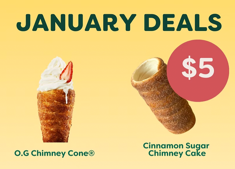 January Deals Menu Toronto