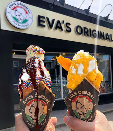 Eva's Original best ice cream in Port Credit, Mississauga with vegan desserts