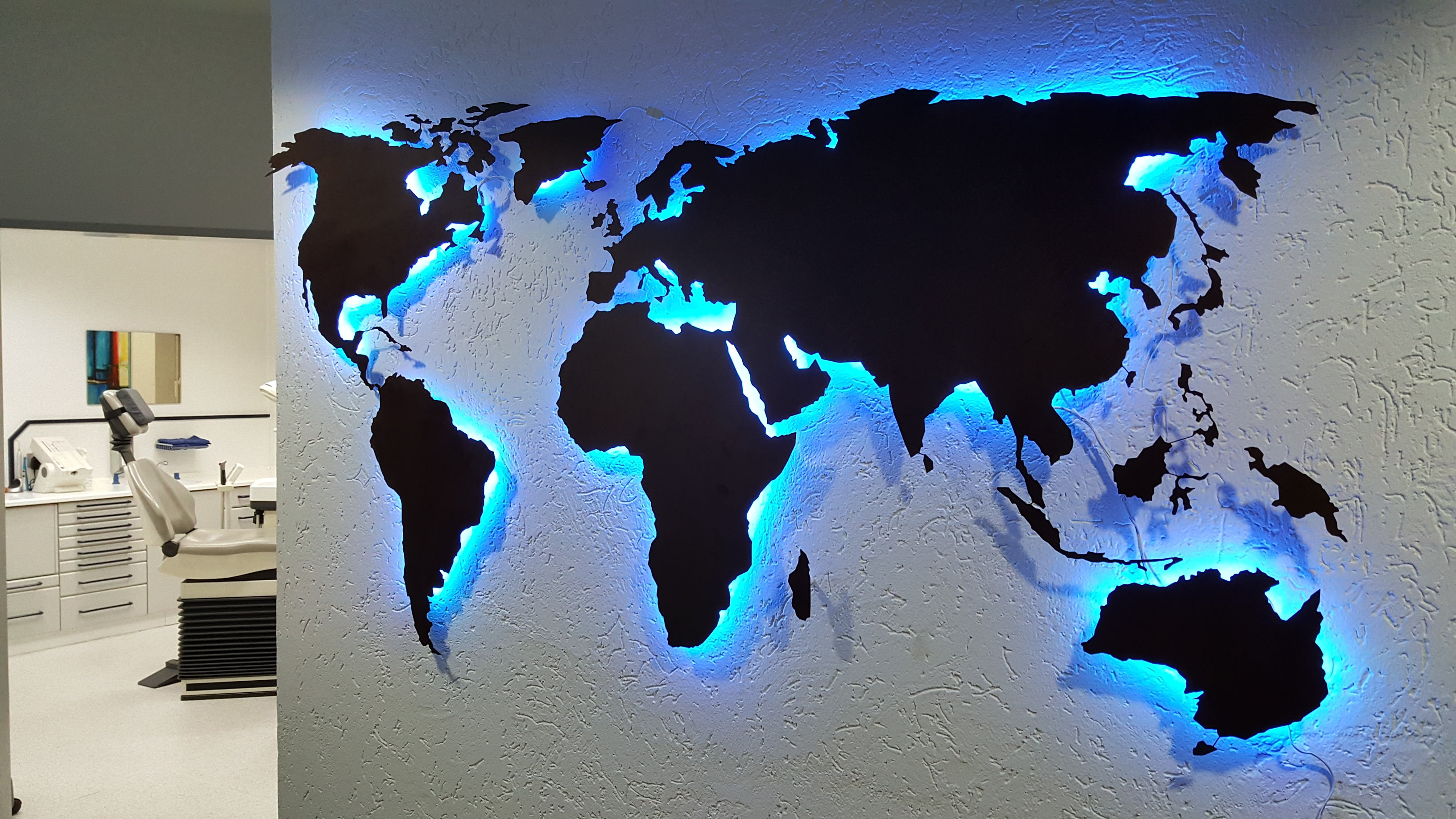 weltkarte beleuchtet - World Map, Weltkarte, Peta Dunia ...