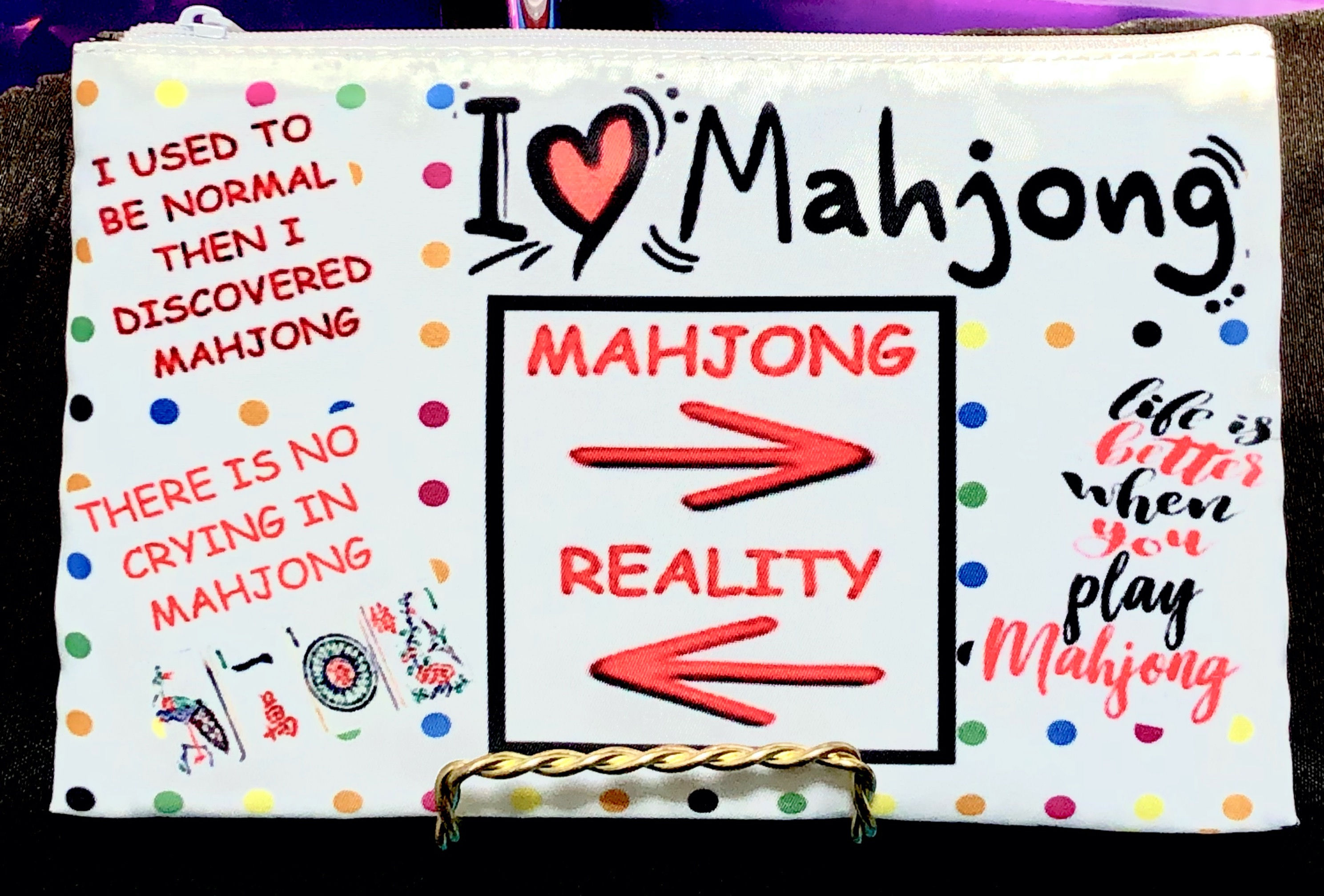 Mah Jong Quips-LG Mah Jong Bag