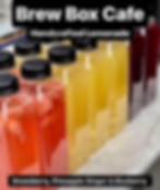 Brew Box Cafe features Grandma Emma's cobbler and lemonades