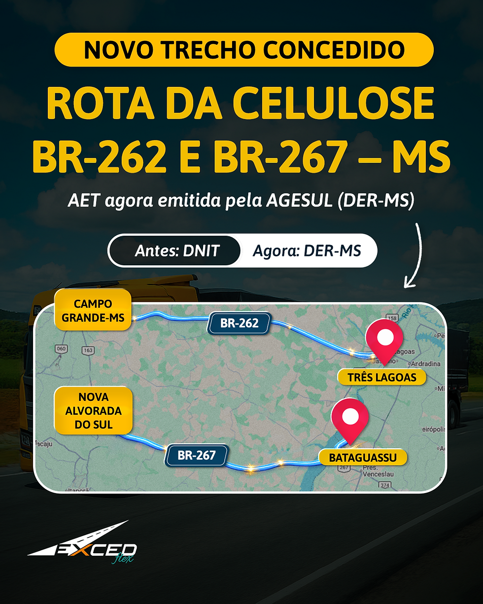 Rota da Celulose ExcedFlex