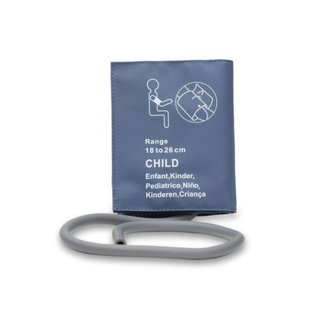 Braçadeira Pediátrica - 18-26cm - 1 Via - Sem Conector
