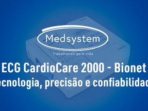 Eletrocardiógrafo CardioCare 2000 Bionet: tecnologia, precisão e confiabilidade para diagnósticos cardiológicos