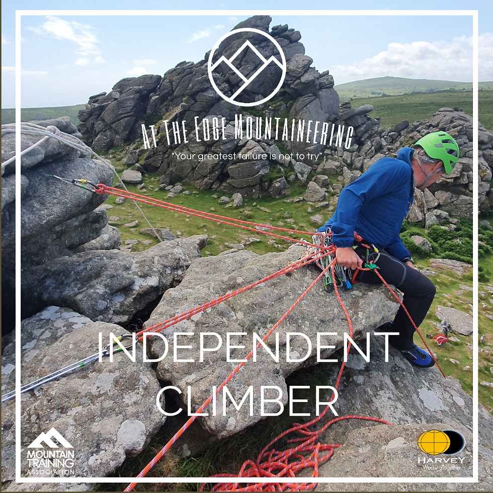 Climbing at Hound Tor