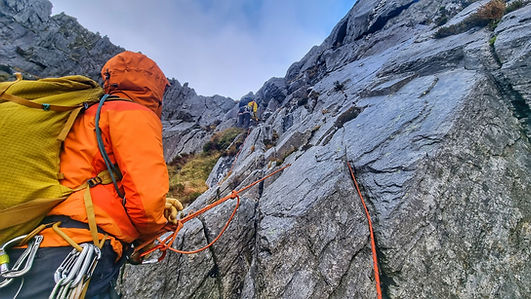 Scrambling in Snowdonia as a 3