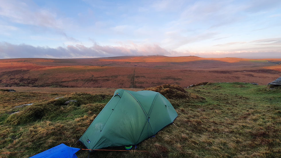 wild camping on dartmoor